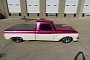 White and Pink 1966 Ford F-100 Was Built for a Wrestler, Makes Us Wonder Why