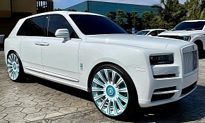 White and Tiffany Blue Cullinan on AG Luxury 26s Flaunts a Truly Unique Color Mix