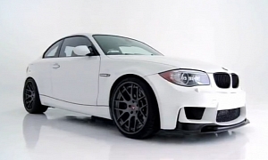 White BMW 1M Coupe GTS-V by Vorsteiner <span>· Video</span>