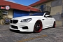 White BMW M6 on HRE Wheels Has Beautiful Color Combo