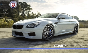 White BMW M6 Shines on HRE Wheels
