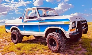 White Chocolate 1979 Ford Bronco Is the Old Face of Cool