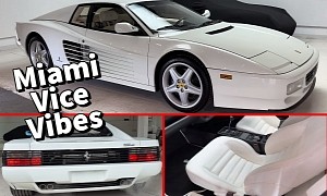 White Ferrari Testarossa Gets Satisfying Detailing As It Gets Ready for New Owner