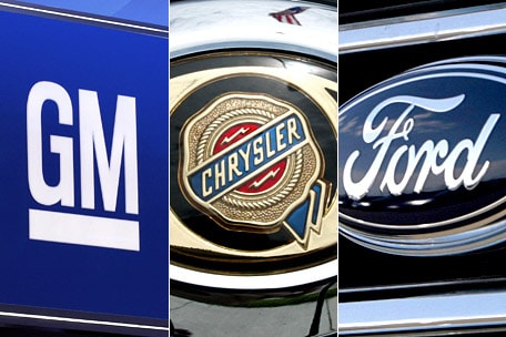 GM, Chrysler and Ford are said to be the most affected companies