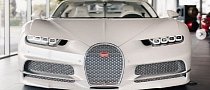 White-On-White Bugatti Chiron Shows Immaculate Spec, Interior Too