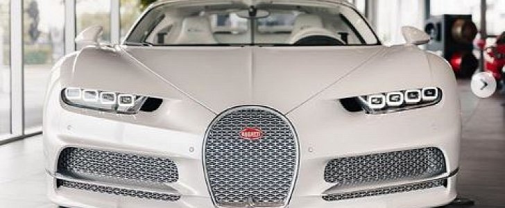 White-On-White Bugatti Chiron