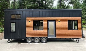 Whitefish Is a Tiny House Full of Character With Quaint Fixtures Made of Bike Parts