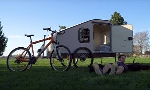 Who Needs a Massive RV When You Can Build an Army of $1,200 Bicycle Campers and Be Free