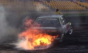 Who Needs Tires When There's Plenty of Rubber on the Asphalt? Also, Fire