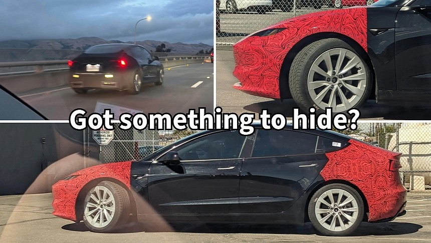 Why are Tesla Model 3 Highland prototypes in the US still camouflaged?