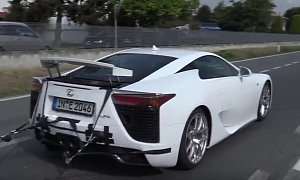 Why Is Lamborghini Doing Sound Tests on a Lexus LFA?