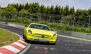 Why Is Mercedes-Benz SLS AMG Electric Drive Testing at The Nurburgring?