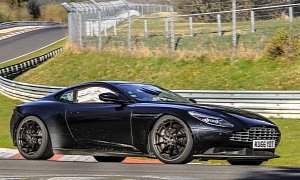 Why Is This Aston Martin DB11 Tester Lapping Nurburgring with a Deployed Airbag?