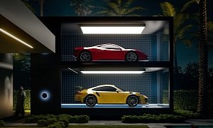 Why Settle For a Boring Garage When You Can Have a Private Supercar Showroom?