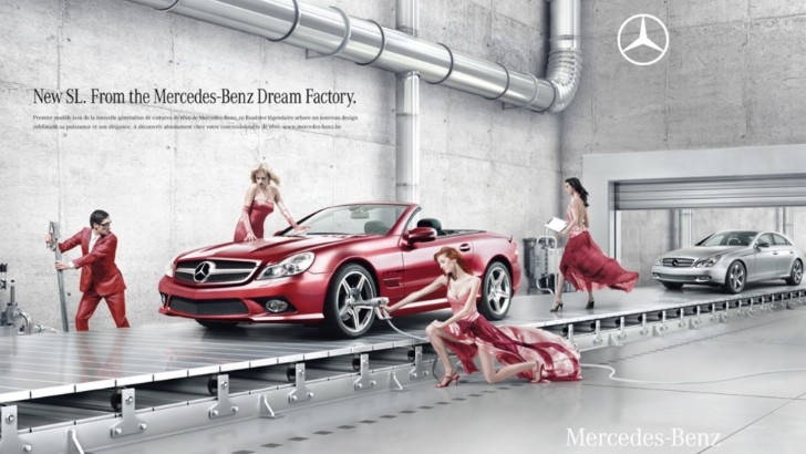 Mercedes-Benz SL ad