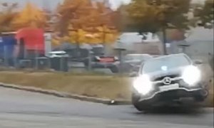 Why Was This Mercedes-AMG C63 S Wrecked on Purpose During a Drift Demonstration?