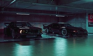 Wide BMW 635 CSi and Low Toyota Supra A70 Gang Up in Tokyo’s CGI Undergrounds