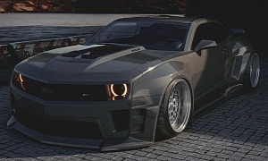 Wide-Body Chevrolet Camaro ZL1 Could Probably Bench Press Your Entire Garage