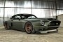 Wide, Low Shelby GT350 Is Proper Vintage in CGI Matte Army Green and Copper