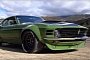 Widebody 1970 Mustang "Ruffian" Has LS 427 With Side Exhausts, Porsche Paint