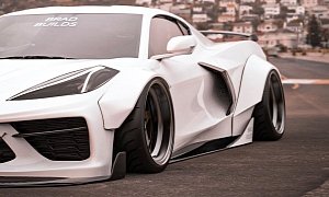 Widebody 2020 Corvette Loots Sexy in White