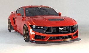 Widebody 2024 Ford Mustang ‘Pony-Up!’ CGI-Shows How Much the Dark Horse Loves Mods