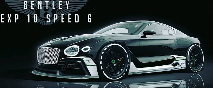 Widebody Bentley EXP 10 Speed 6 rendering