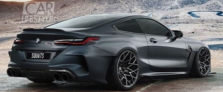 Widebody BMW M8 Competition rendering