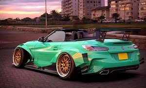 Widebody BMW Z4 Rendered by NFS Vehicle Director Looks Like a Tuning Queen
