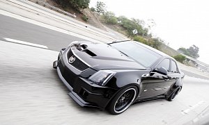 Widebody Cadillac CTS-V Flexes its Muscles