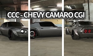 Widebody Classic Chevy Camaro Is Pure Fire, Too Bad It's Not Real
