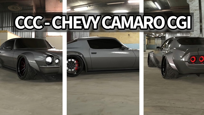 Chevy Camaro - Rendering