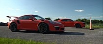 Widebody Dodge Challenger Hellcat Drag Races Old Porsche 911 GT3 RS, Instantly Regrets It