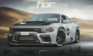 Widebody Dodge Charger Hellcat Rendered As the Coupe Dodge Needs to Build