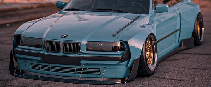 Widebody E36 Looks Like the Next Coolest BMW M3 - autoevolution