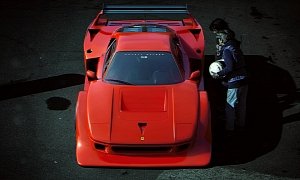 Widebody Ferrari F40 Racer Render Looks Like a Round Peg in a Square Hole