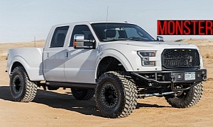 Widebody Ford F-250 MegaRaptor Packs More Torque Than a ZR1 Corvette, Will Pull a 747