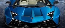 Widebody Lamborghini Aventador SV Render Looks Like a Bodybuilder