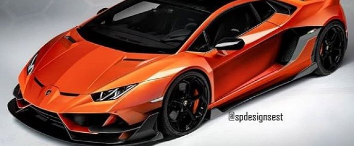 Widebody Lamborghini Huracan Evo rendering
