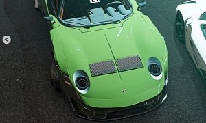 Widebody Lamborghini Miura Has Transparent Engine Cover, Looks Savage