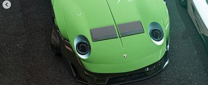 Widebody Lamborghini Miura rendering