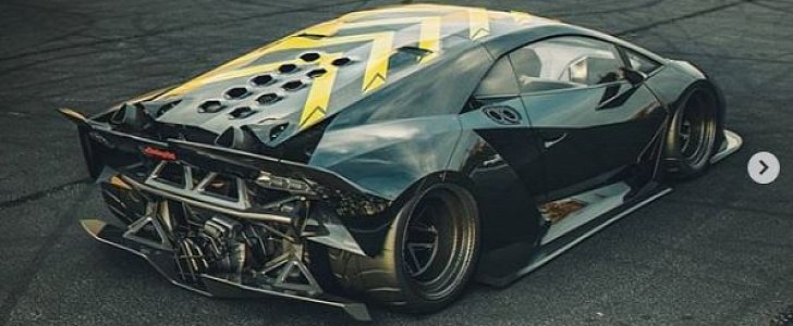 Widebody Lamborghini Sesto Elemento