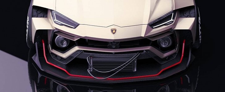 Widebody Lamborghini Urus rendering