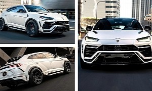 Widebody Lamborghini Urus Looks Like a Stormtrooper That's Been Stung by a Bee