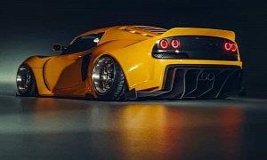 Widebody Lotus Exige "Yellow Yobo" Looks Like a Baby Hennessey Venom GT