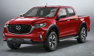 Widebody Mazda BT-50 Looks CGI Ready to Fight Its Former Ford Ranger Sibling