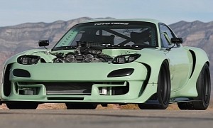 Widebody Mazda RX-7 With Modified Zonda Engine Isn't Just a Figment of Your Imagination