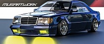 Widebody Mercedes-Benz 124 Hammer Looks Stanced Enough for a Custom Life