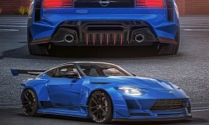 Widebody Nissan ‘400Z’ Feels Like a Tuned JDM Sports Car Able to Fight BMW’s M2