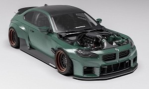 Widebody, Patina BMW M2 Has Different 'M' Performance Parts, Like an LS7 V8 Swap